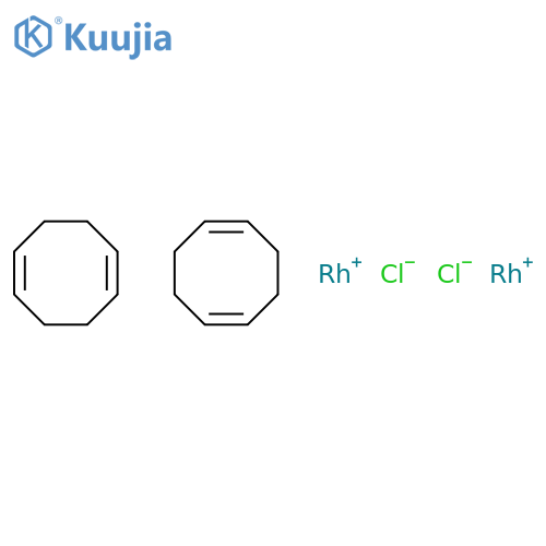 Chloro(1,5-cyclooctadiene)rhodium(I) dimer structure