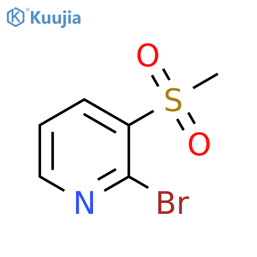 2-bromo-3-(methylsulfonyl)pyridine structure
