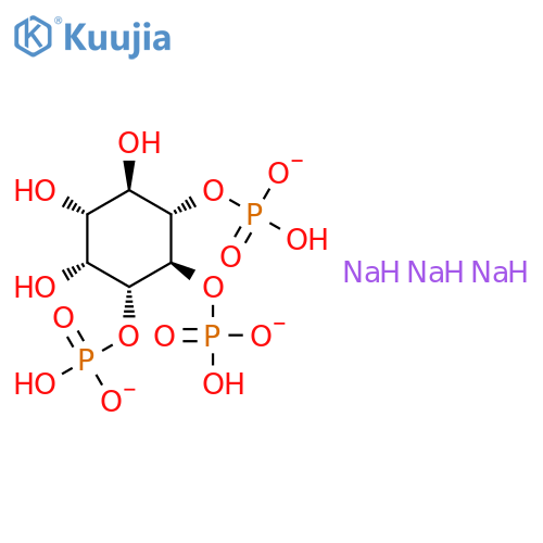 (2,5-dihydroxy-3,4,6-triphosphonatooxycyclohexyl) phosphate structure