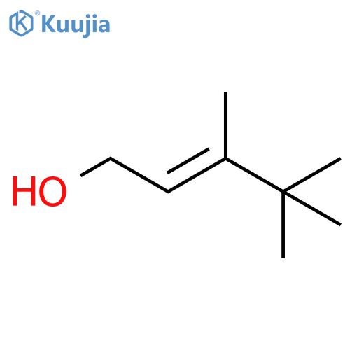 2-Penten-1-ol, 3,4,4-trimethyl-, (2E)- structure