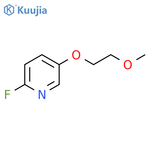 2-Fluoro-5-(2-methoxyethoxy)pyridine structure