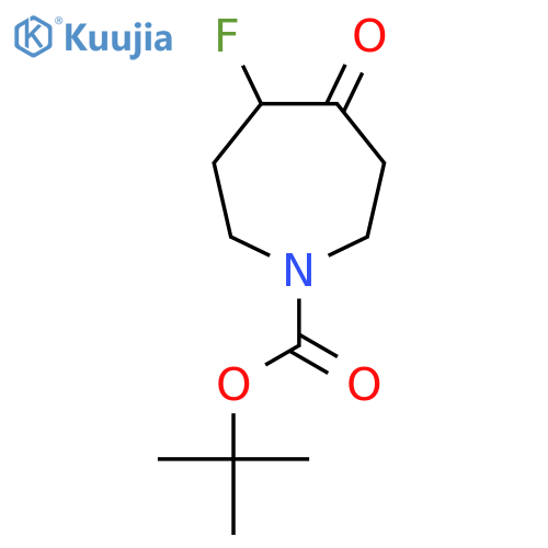 Tert-butyl 4-fluoro-5-oxoazepane-1-carboxylate structure