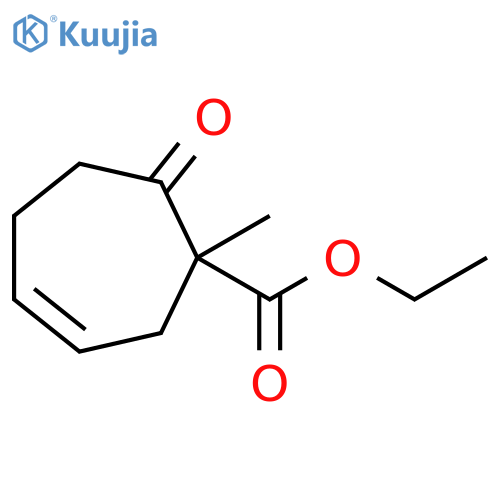 3-Cycloheptene-1-carboxylic acid, 1-methyl-7-oxo-, ethyl ester structure