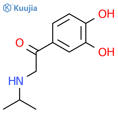 1-(3,4-Dihydroxy-phenyl)-2-isopropylamino-ethanone structure