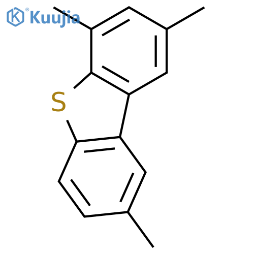 Dibenzothiophene,2,4,8-trimethyl- structure