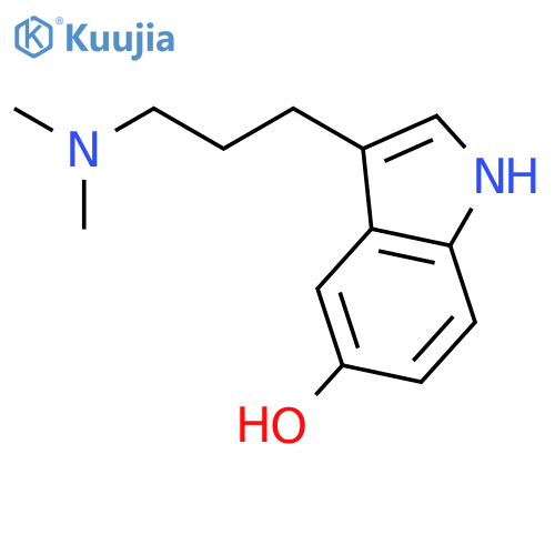 3-[3-(dimethylamino)propyl]-1H-indol-5-ol structure