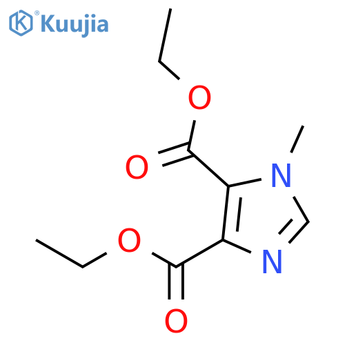 4,5-diethyl 1-methylimidazole-4,5-dicarboxylate structure