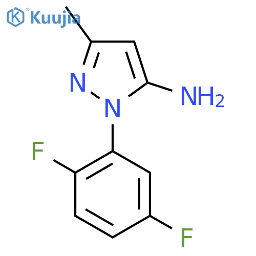 1-(2,5-Difluorophenyl)-3-methyl-1H-pyrazol-5-amine structure