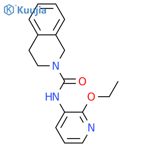 2(1H)-Isoquinolinecarboxamide, N-(2-ethoxy-3-pyridinyl)-3,4-dihydro-  structure