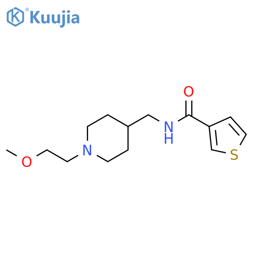 N-{1-(2-methoxyethyl)piperidin-4-ylmethyl}thiophene-3-carboxamide structure
