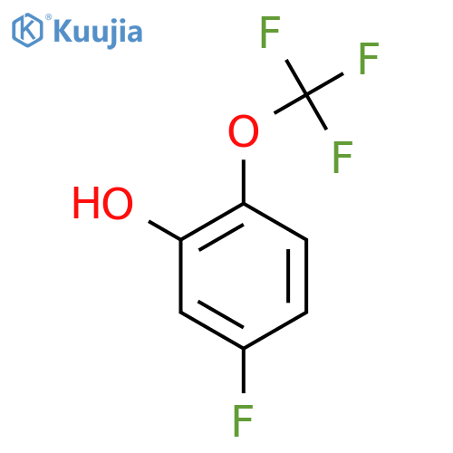 5-Fluoro-2-trifluoromethoxyphenol structure