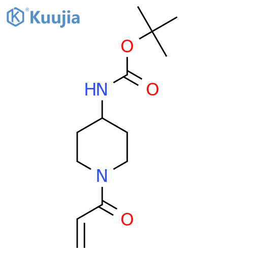 tert-Butyl N-1-(Prop-2-enoyl)piperidin-4-ylcarbamate structure