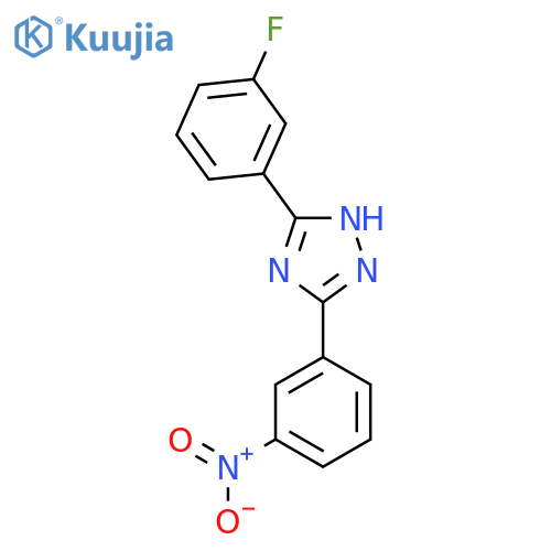 5-(3-Fluorophenyl)-3-(3-nitrophenyl)-1H-1,2,4-triazole structure