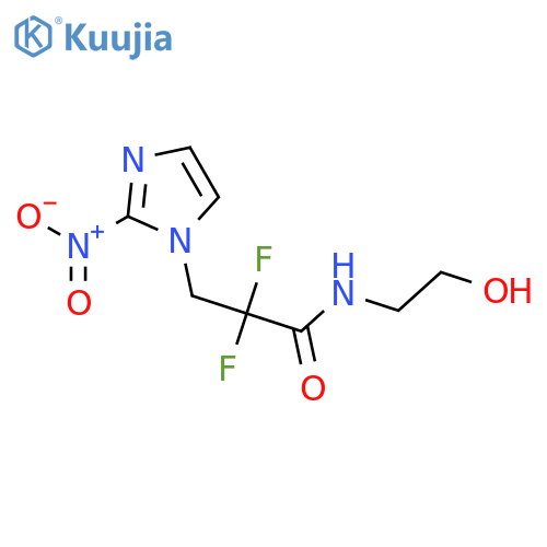 1H-Imidazole-1-propanamide,a,a-difluoro-N-(2-hydroxyethyl)-2-nitro- structure