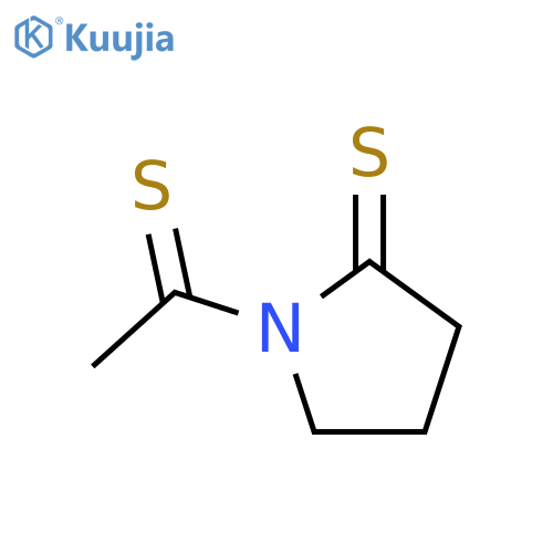 2-Pyrrolidinethione,1-(1-thioxoethyl)- structure