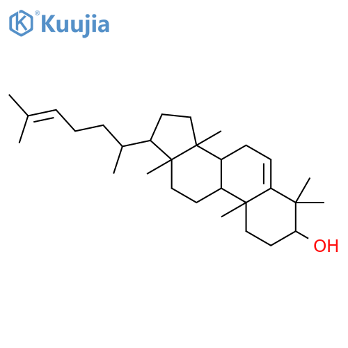 Lanosta-5,24-dien-3-ol,(3b)- (9CI) structure