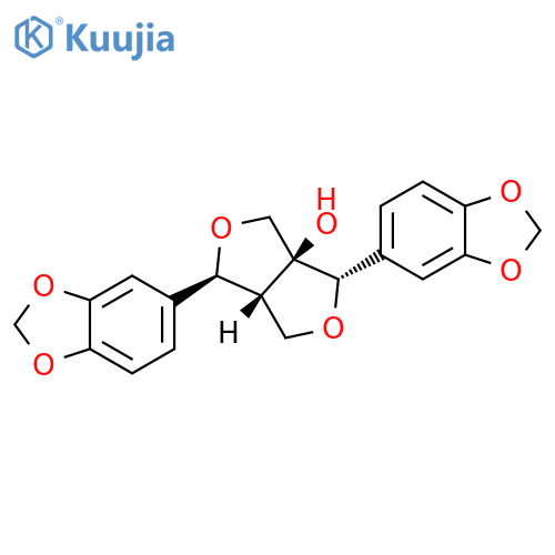 7,9':7',9-Diepoxy-8,8'-lignan-3,3',4,4',8-pentol; (7R,7'R,8R,8'S)-form, 3,4:3',4'-Bis(methylene) ether structure