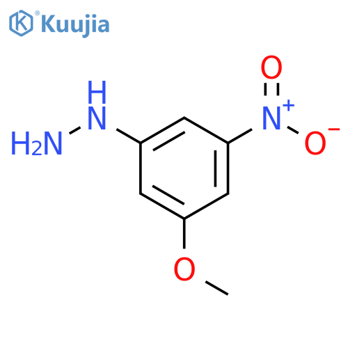 (3-METHOXY-5-NITRO-PHENYL)HYDRAZINE structure