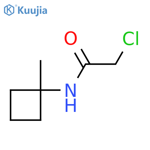 2-Chloro-N-(1-methylcyclobutyl)acetamide structure