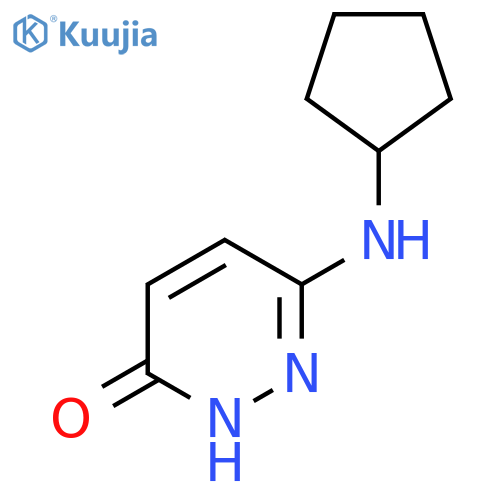 6-(Cyclopentylamino)pyridazin-3-ol structure