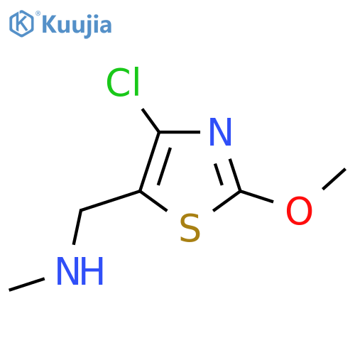 (4-chloro-2-methoxy-1,3-thiazol-5-yl)methyl(methyl)amine structure