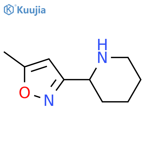 2-(5-Methylisoxazol-3-yl)piperidine structure