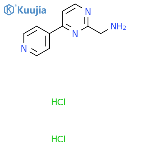 [4-(4-Pyridinyl)-2-pyrimidinyl]methanamine dihydrochloride structure