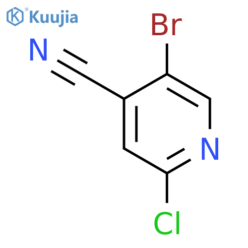 5-bromo-2-chloropyridine-4-carbonitrile structure