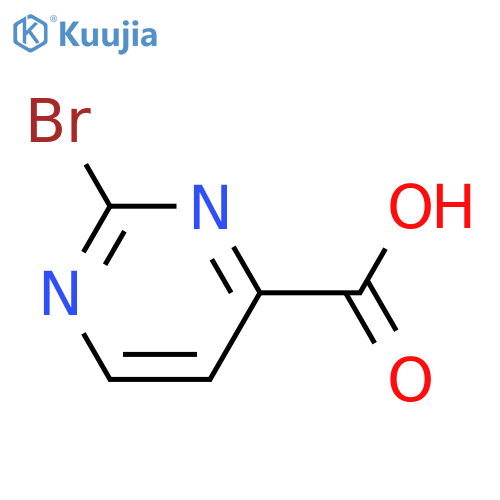 2-Bromopyrimidine-4-carboxylic acid structure