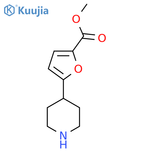 methyl 5-(piperidin-4-yl)furan-2-carboxylate structure