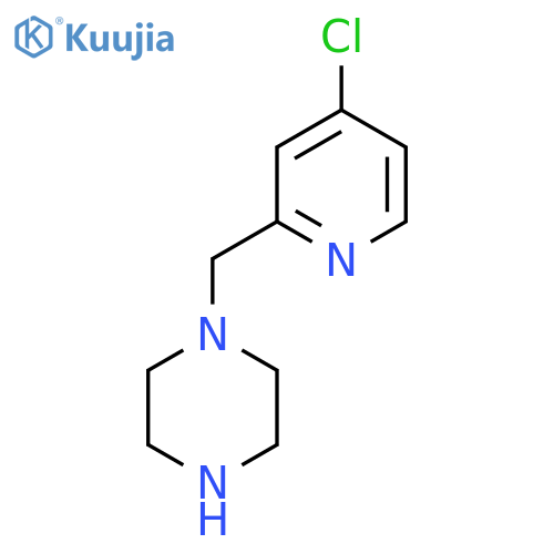 1-(4-chloropyridin-2-yl)methylpiperazine structure