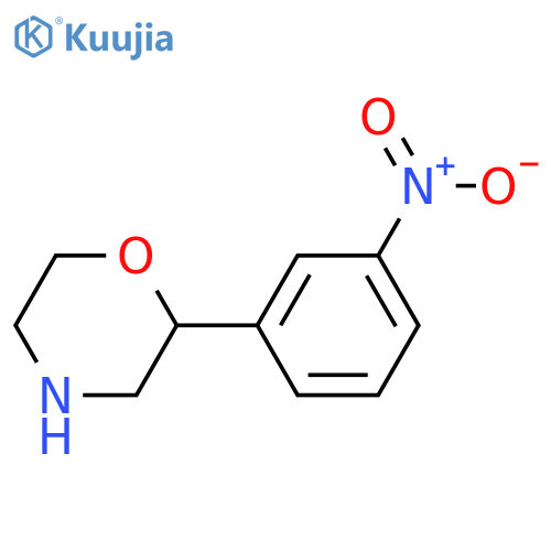 2-(3-nitrophenyl)morpholine structure