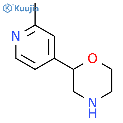 2-(2-methylpyridin-4-yl)morpholine structure