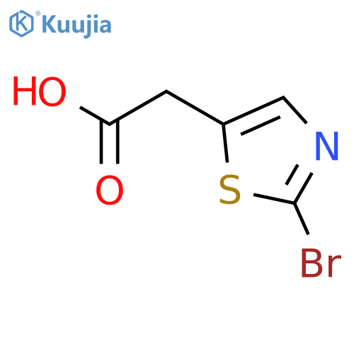 2-(2-Bromothiazol-5-yl)acetic acid structure