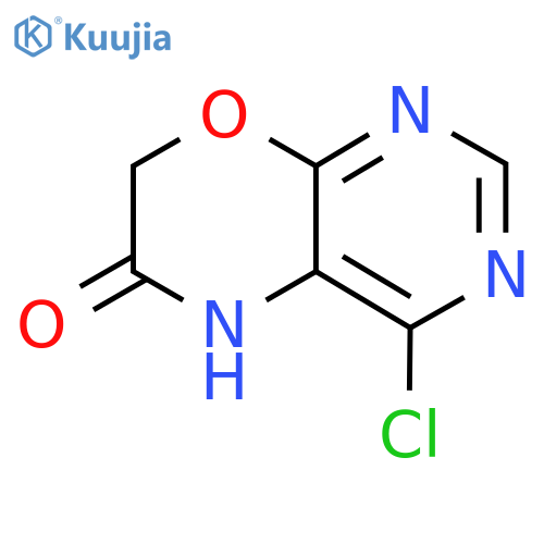 4-chloro-5H,6H,7H-pyrimido4,5-b1,4oxazin-6-one structure