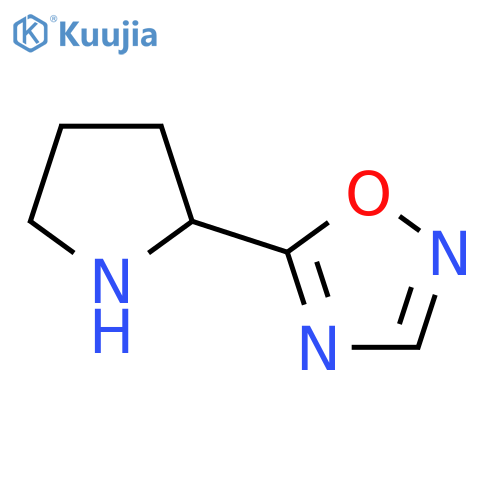 5-(pyrrolidin-2-yl)-1,2,4-oxadiazole structure