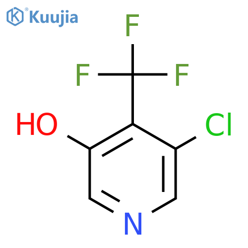 5-Chloro-4-(trifluoromethyl)pyridin-3-OL structure