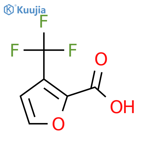 3-(Trifluoromethyl)furan-2-carboxylic acid structure