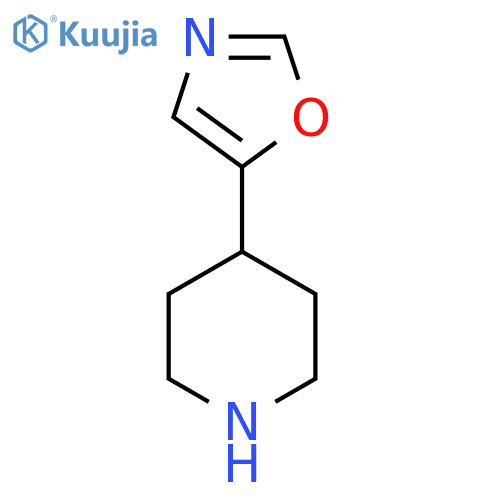 5-(4-piperidyl)oxazole structure