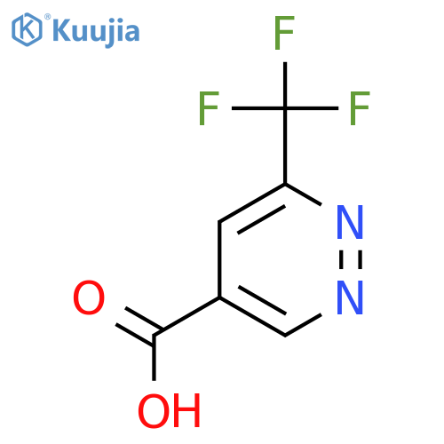 6-(Trifluoromethyl)pyridazine-4-carboxylic acid structure