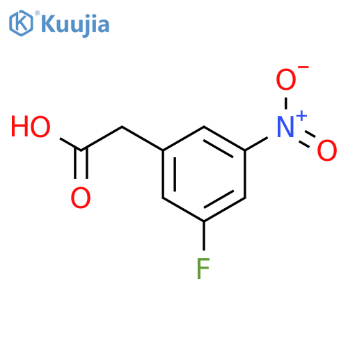 2-(3-Fluoro-5-nitrophenyl)acetic acid structure