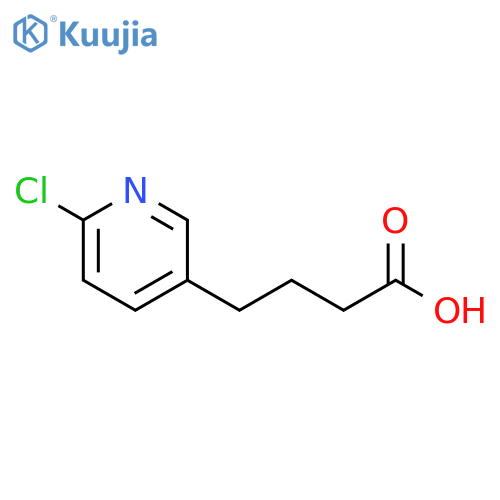 4-(6-chloropyridin-3-yl)butanoic acid structure