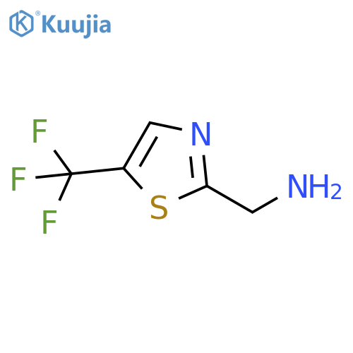 [5-(trifluoromethyl)-1,3-thiazol-2-yl]methanamine structure