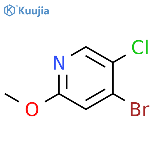 4-Bromo-5-chloro-2-methoxypyridine structure