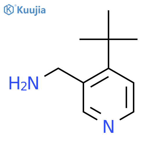 (4-Tert-butylpyridin-3-yl)methanamine structure