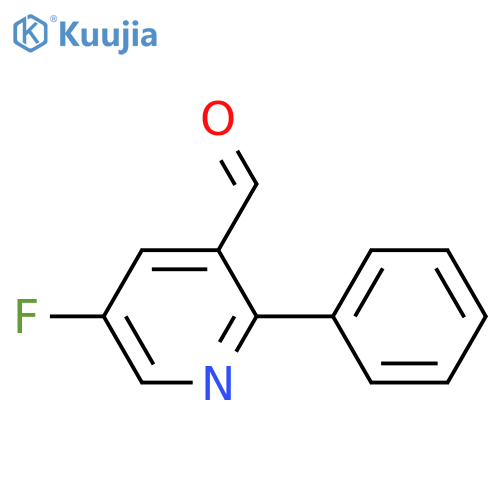 5-Fluoro-2-phenylnicotinaldehyde structure