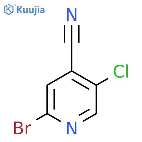 2-Bromo-5-chloroisonicotinonitrile structure