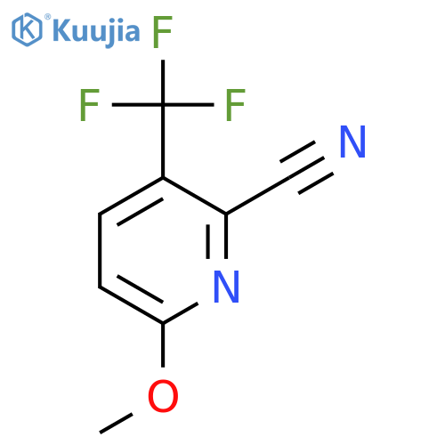 6-Methoxy-3-trifluoromethyl-pyridine-2-carbonitrile structure