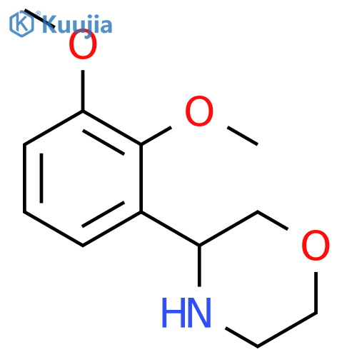 3-(2,3-dimethoxyphenyl)morpholine structure