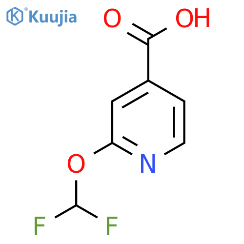 2-(difluoromethoxy)pyridine-4-carboxylic acid structure
